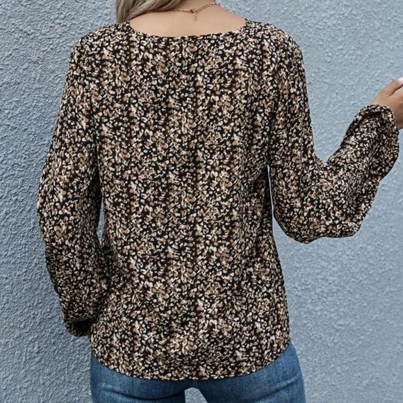 V-Neck Blouse #Work #Casual - Picture 2 of 3